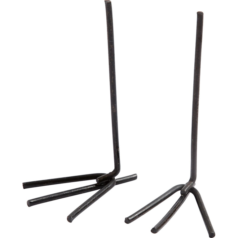 CC Metallfüße 2x5 cm 20 Stück Schwarz
