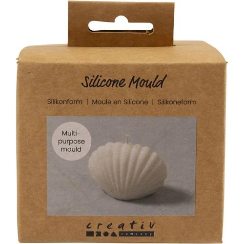 Gereedschap CC Siliconen Vorm Schelp 6x9x5 cm - Boetseerklei