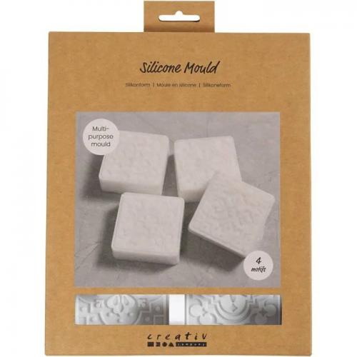 Gereedschap CC Vierkante Siliconen Vorm H2.4 L6.8cm - Boetseerklei