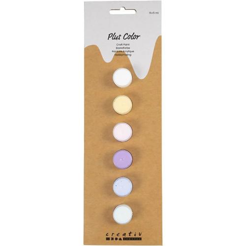Afwerking CC Plus Color Acrylverf Pastel 6x5ml - Polymeerklei