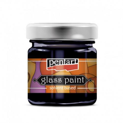 Pentart Glasverf Solvent 30ml Blauw - Polymeerklei / Boetseerklei