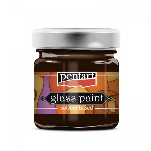 Pentart Glasverf Solvent Basis Bruin - Polymeerklei / Boetseerklei