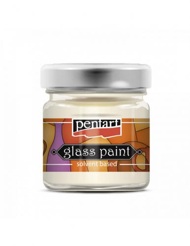 Pentart Glasverf Solvent Wit 30ml - Polymeerklei / Boetseerklei