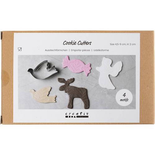 Gereedschap Kerst Uitsteekvormen 3-5,7cm - Polymeer & Boetseerklei