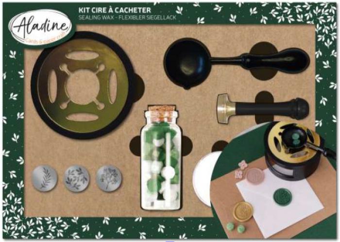 Aladine Siegellack Wachs Set Natur | GoedkoopsteHobby
