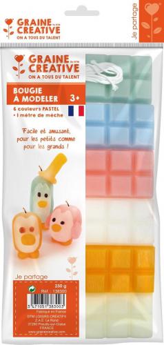 Graine Creative - GC Kneedwas Set 240 gr Pastel | GoedkoopsteHobby