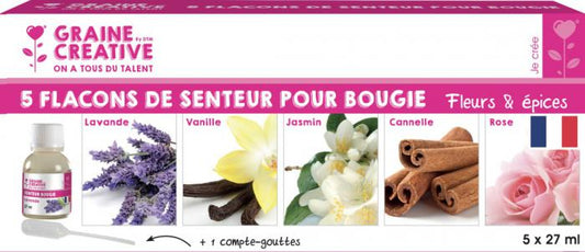Graine Creative - GC Candle Fragrance Set 5x27 ml Flowers and Herbs | CheapestHobby