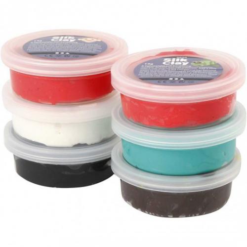 Silk Clay® Koker Kerst 6x14 gr | GoedkoopsteHobby