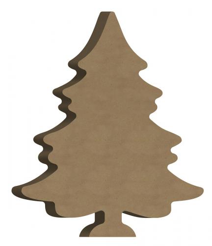 Gomille MDF Figure 15x18 cm Christmas Tree | CheapestHobby