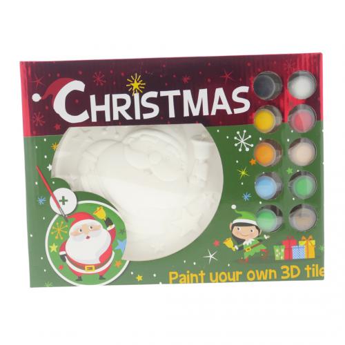 Wins Holland - Wins 3D Tile Painting Set 17.5 cm Christmas | CheapestHobby