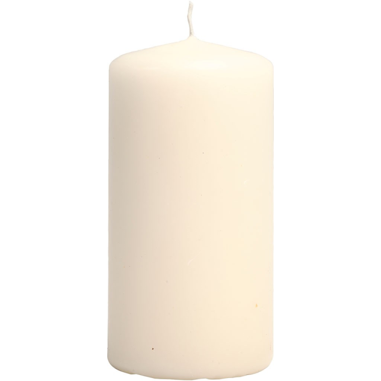 Kerze H: 10 cm Cremeweiß 6 Stück