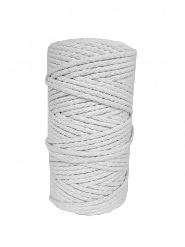 DekoArt Macrame Cord 4 mm 100 m Light Grey | GoedkoopsteHobby
