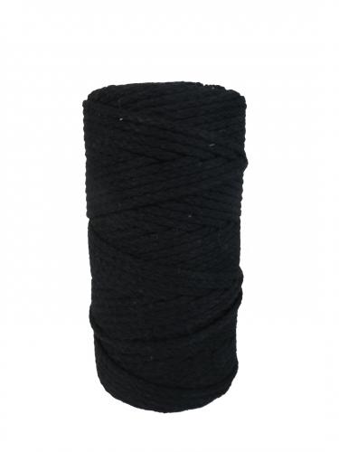DekoArt Macramékoord 4 mm 100 m Zwart | GoedkoopsteHobby