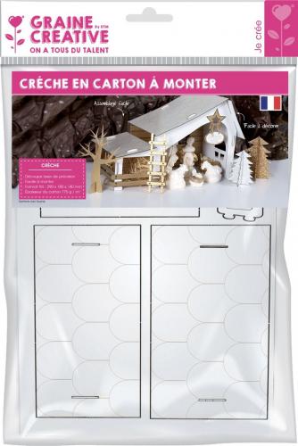 Graine Creative - GC Kartonnen Kerststal Bouwen Set | GoedkoopsteHobby