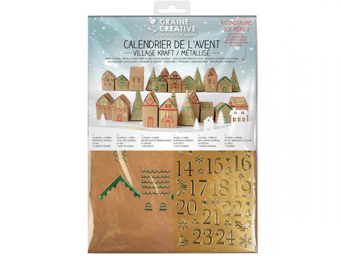 Graine Creative - GC Adventhuisjes Vouwen Set | GoedkoopsteHobby