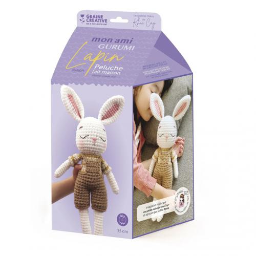 Graine Creative - GC Amigurumi Häkelset Kaninchen 35 cm | GoedkoopsteHobby
