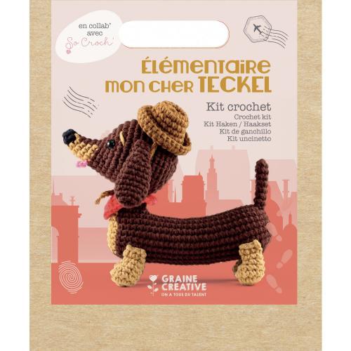 Graine Creative - GC Amigurumi Haakpakket Teckel 18 cm | GoedkoopsteHobby