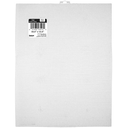 Design Works Crafts - Design Works Plastic Canvas White size 26.5x34.2 cm | GoedkoopsteHobby