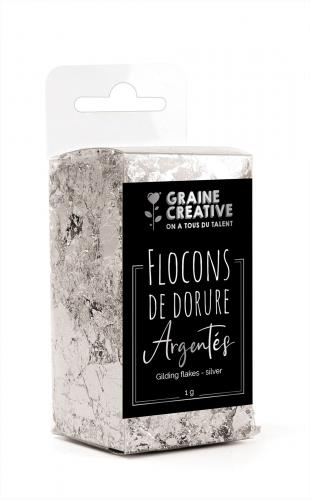 Graine Creative - GC Folie Vlokken 1gr Zilver | GoedkoopsteHobby