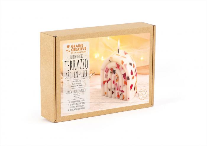 Graine Creative - GC Candle Making Set Terrazzo Rainbow | GoedkoopsteHobby