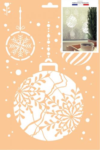 Graine Creative - GC Schablone A4 Weihnachtskugeln | GoedkoopsteHobby