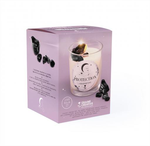 Graine Creative - GC DIY Kit Edelstein Therapie Kerze Herstellen Obsidian | GoedkoopsteHobby