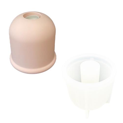 Gereedschap Siliconen Mal Lamp Cilinder 12x12 cm - Boetseerklei