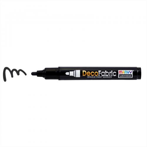 Marvy Uchida Deco Fabric Marker Schwarz | GoedkoopsteHobby