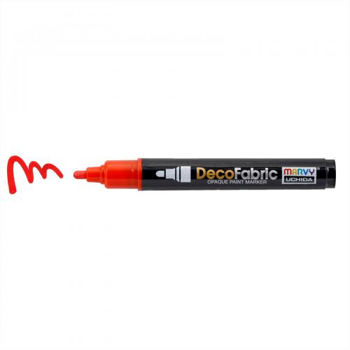 Marvy Uchida Deco Fabric Marker Rot | GoedkoopsteHobby