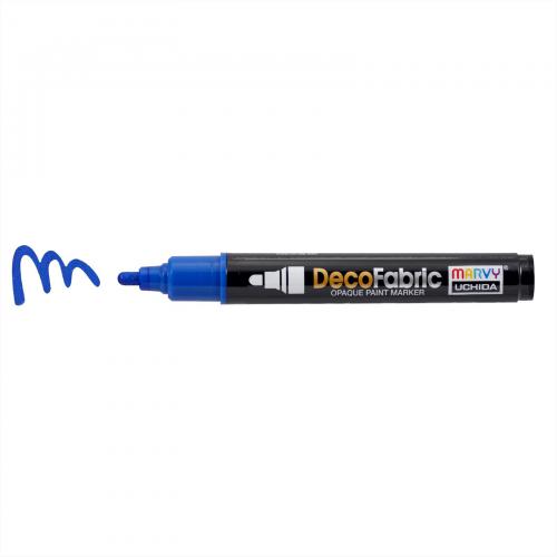 Marvy Uchida Deco Fabric Marker Blue | GoedkoopsteHobby