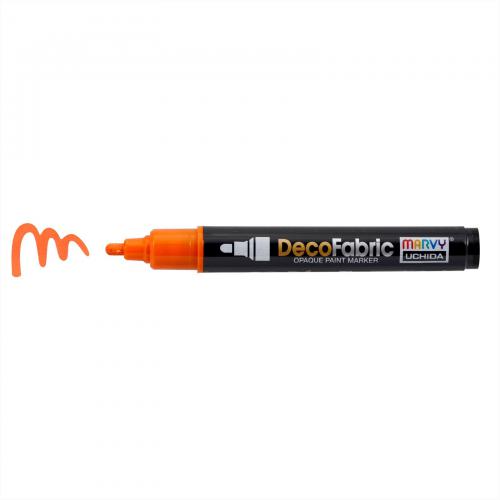 Marvy Uchida Deco Fabric Marker Orange | GoedkoopsteHobby