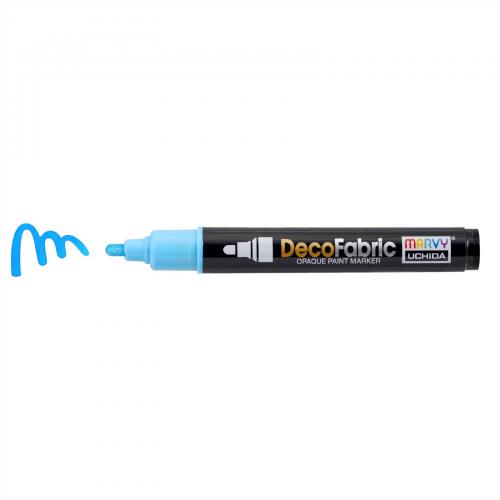 Marvy Uchida Deco Fabric Marker Hellblau | GoedkoopsteHobby