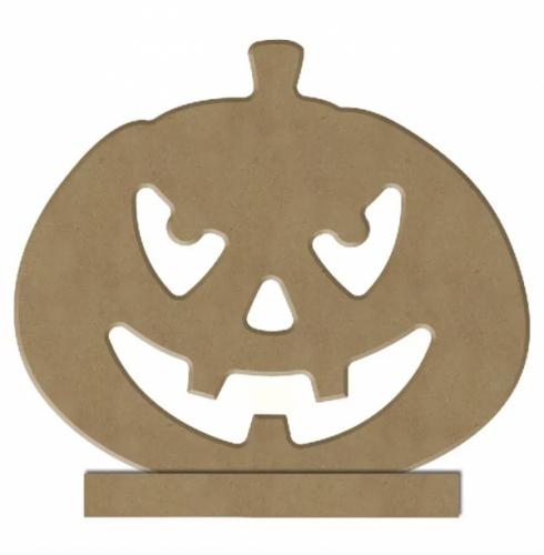 Gomille MDF Waxinelichthouder Pompoen 12x8,7x11 cm | GoedkoopsteHobby