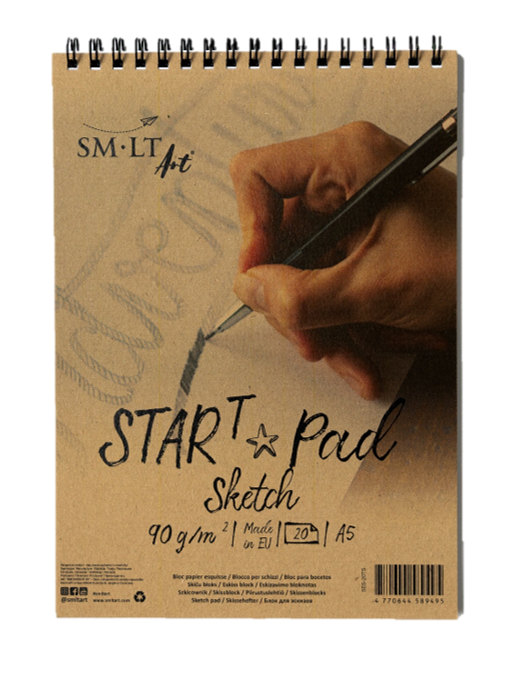 SMLT Ringbuch Skizzenblock A5 90g 20 Blatt