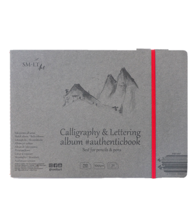 SMLT Album Kalligrafie 24,5x17,6 cm 100g 32 Blatt