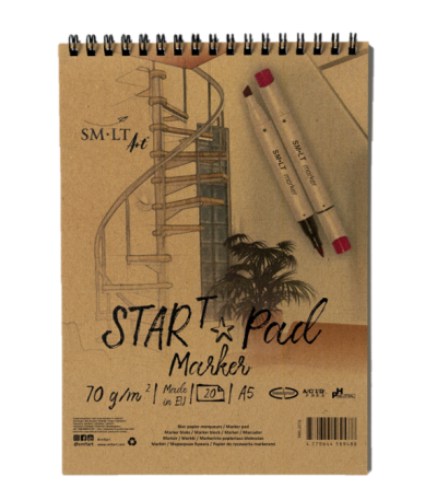 SMLT Ringband Startersblok Marker A5 70gr 20 vel