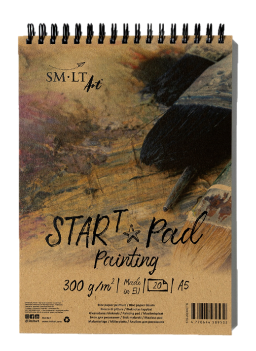 SMLT Ringbuch Starterblock Malen A5 300g 20 Blatt