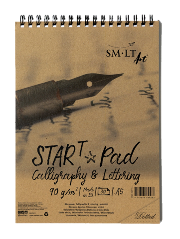 SMLT Ring Binder Starter Pad Calligraphy A5 90gsm 30 sheets Dots