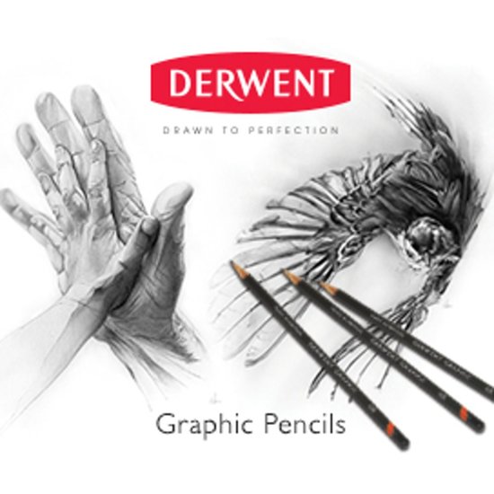 Derwent Graphic Set Potloden Medium 12 Stuk