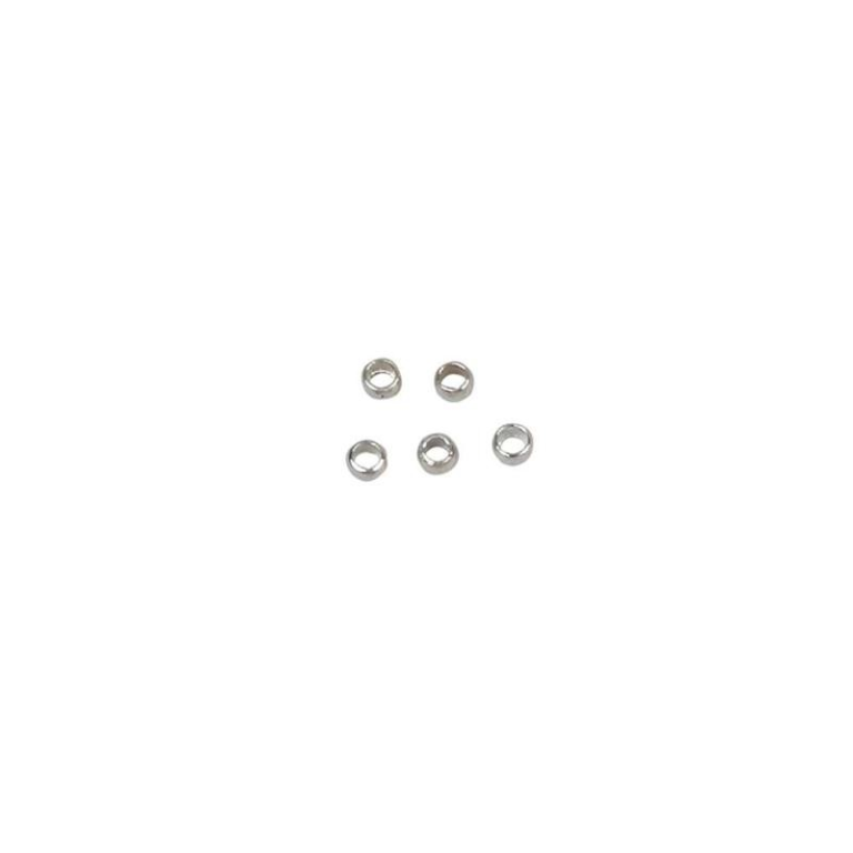 CC Quetschperlen 2,5 mm Silber 100 Stück