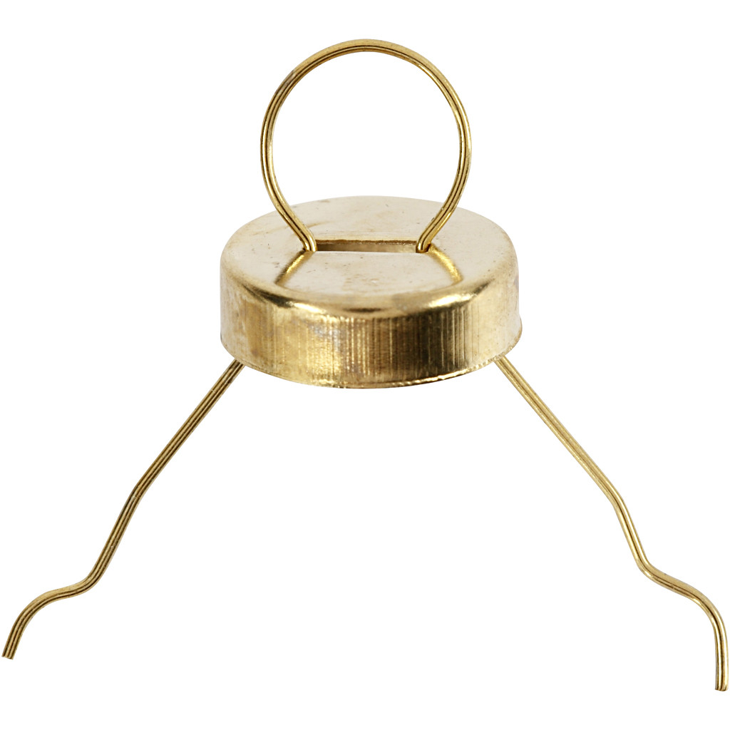 CC Metallanhänger 13 mm Gold 25 Stück