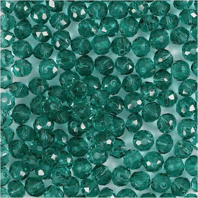 CC Facet Kralen 4 mm Groen 45 stuks