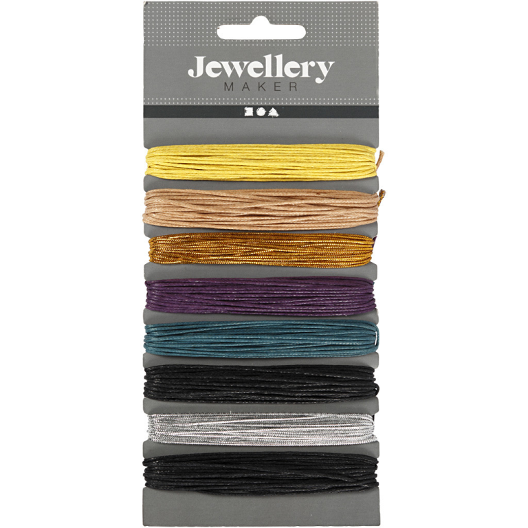 CC Cotton Cord Set 1 mm Multi 8x5 m