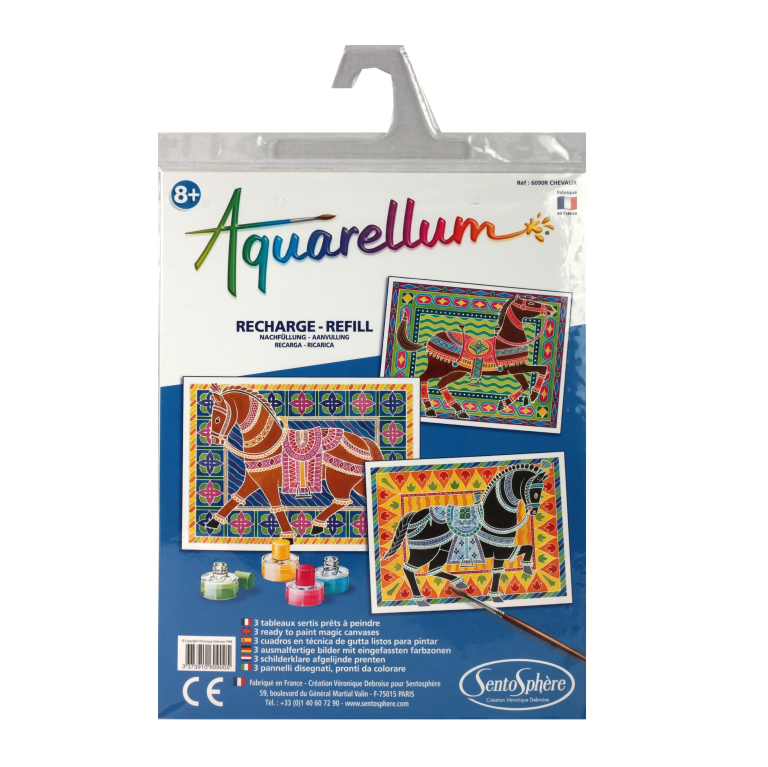 Aquarellum Refill Parade Horses 25x32 cm
