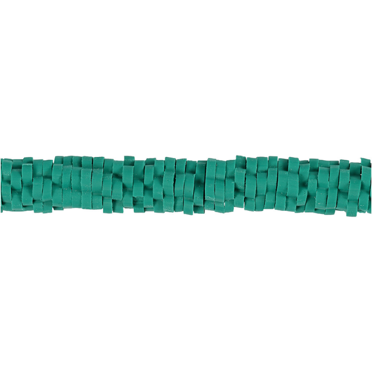 CC Tonperlen Blumen 5-6 mm Türkis 145 Stück