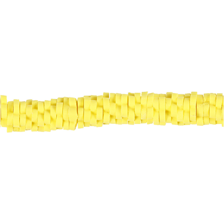 CC Klei Kralen Bloemen 5-6 mm Geel 145 stuks