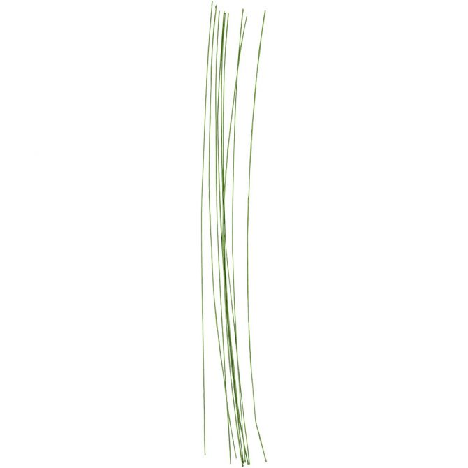 CC Stem Wire 30 cm Green 20 Pieces