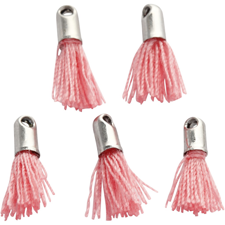 CC Tassel 10 mm Roze 5 stuks