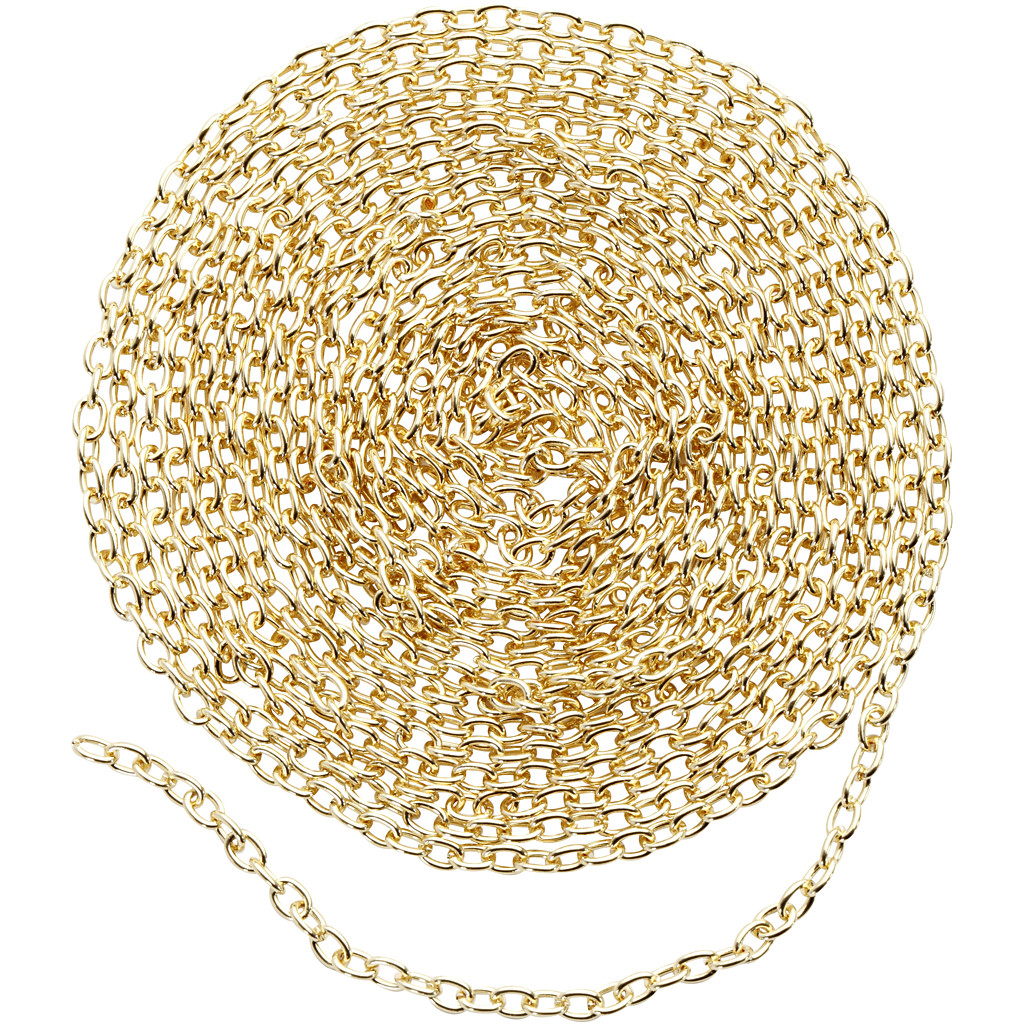 CC Jasseron 3 mm Verguld 2 m