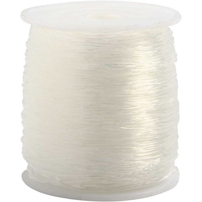 CC Elastisch Draad 0,8 mm 100 m Transparant